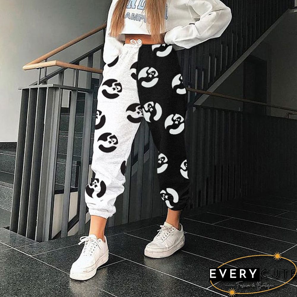 Halloween Print Sweatpants