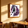 Pink Butterfly Horse 5D DIY Diamond Art Painting Kit Partial Drill 30x30cm
