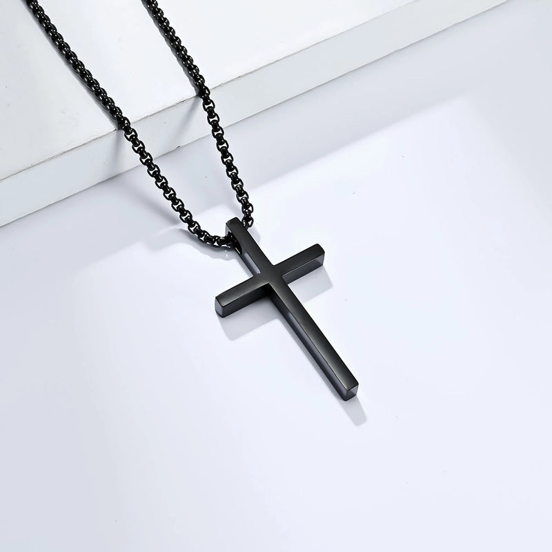Jewelry Supply Spot Minimalist Cross Necklace Faith Trendy Men’s Art Pendant