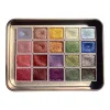 Peinture aquarelle nacr&eacute;e solide de 20 couleurs scintillantes
