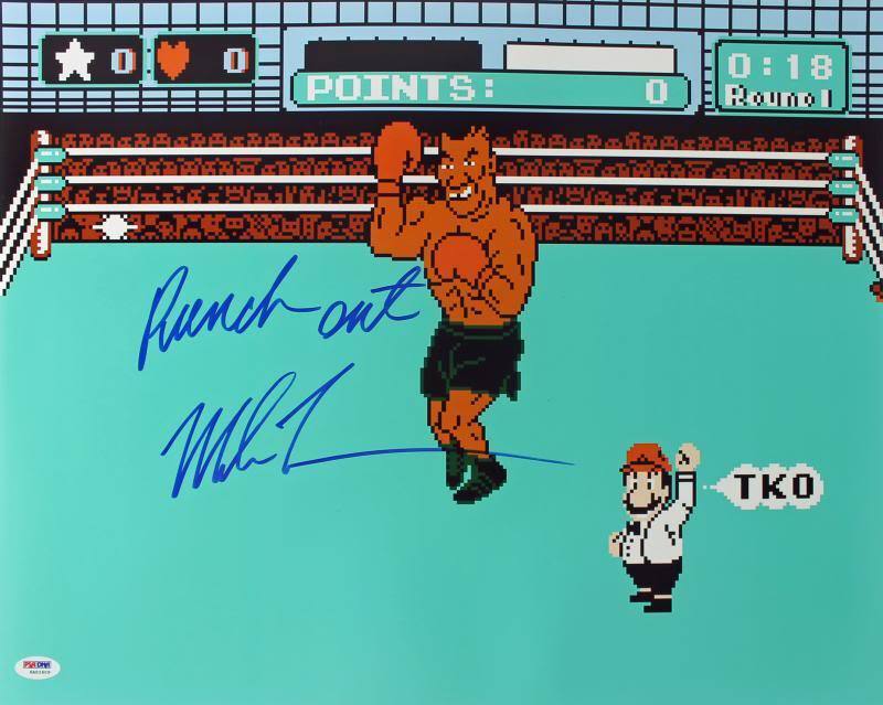 Mike Tyson 'Punch Out' Signed Authentic 16X20 Photo Poster painting Autographed PSA/DNA ITP