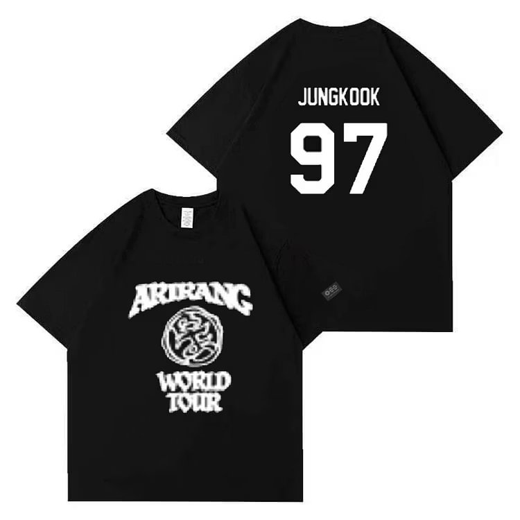 BTS Jersey T-Shirt | Vintage Wash Member Number 97 95 Tee