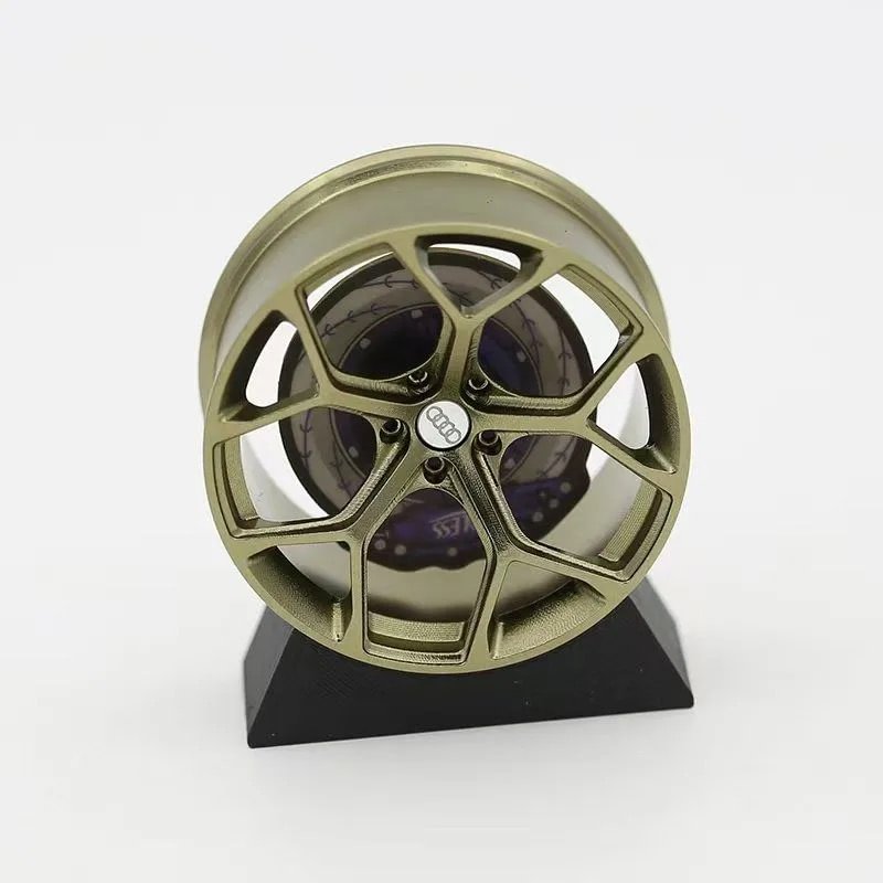 Car-mounted forged aluminum alloy wheel-shaped air freshener (car logo can be customized)