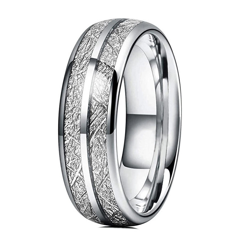 Minimalist Color Block 304 Stainless Steel Women’s Rings