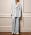Women's Sequin Elegant Prom Party Deep V Neck Blazer &  Long Pants Set 