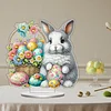 Diamond Painting Acrylic Easter Bunny Tabletop Ornaments Decorations for Adult Beginner Home Decor DIY Crafts Gift