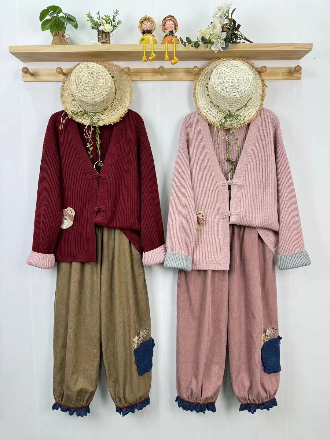 Chicfifth Sweater Women Winter Long Sleeve High Quality Autumn Vintage Top Knitted Cardigan