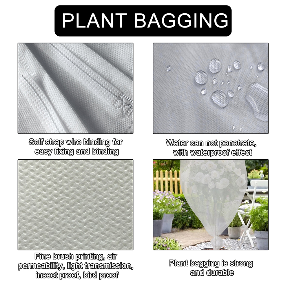 

5pcs Plant Fruit Vegetable Protection Bags Mosquito Insect Bird Barrier Bag, 360*300mm, 501 Original