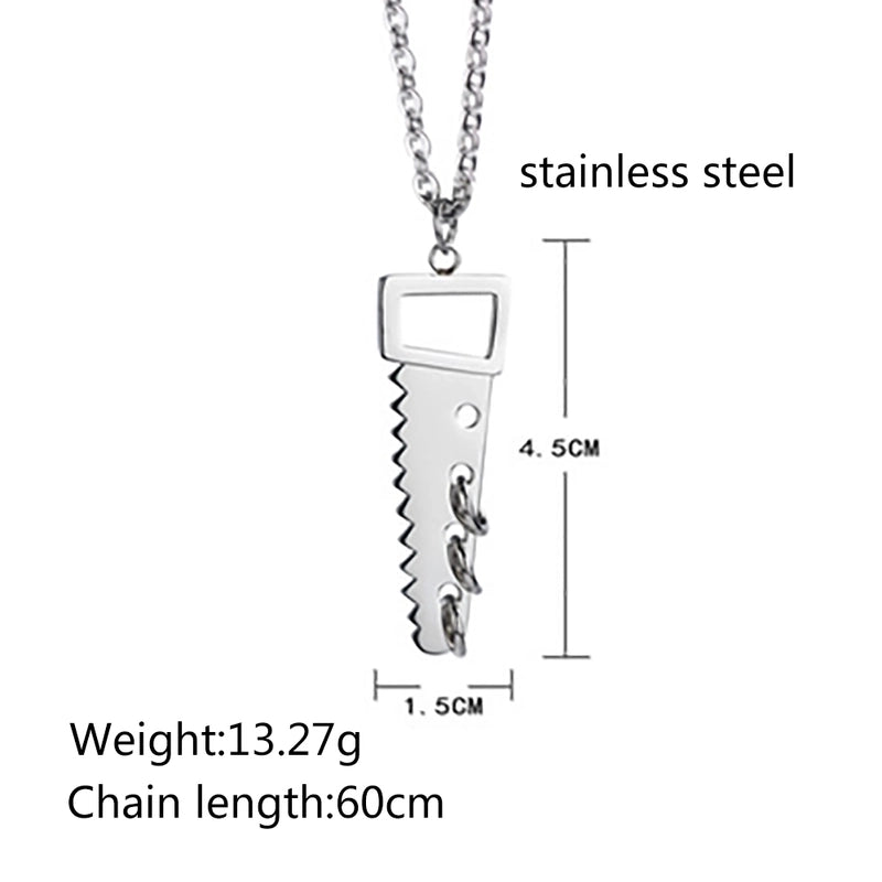 Hip-Hop Retro Solid Color 304 Stainless Steel Irregular 18K Gold Plated Men’s Pendant Necklace