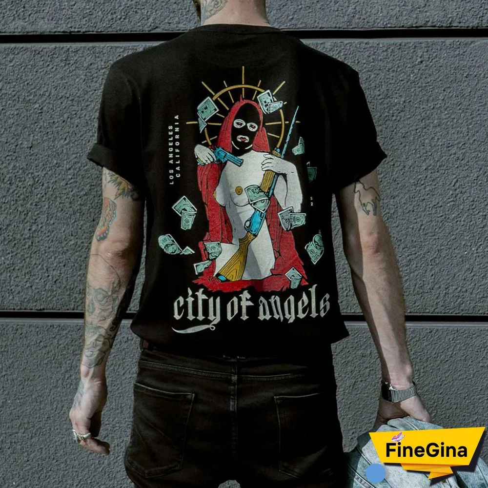 City Of Angels Trendy Print T-Shirt