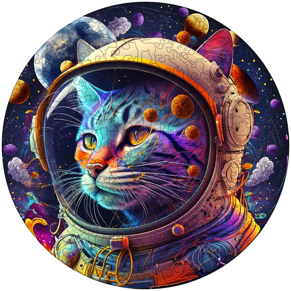 space-cat-cute-kittens-wooden-jigsaw-puzzle