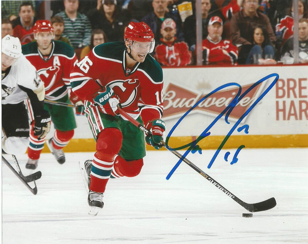 New Jersey Devils Jacob Josefson Signed Autographed 8x10 NHL Photo Poster painting COA B