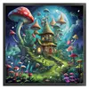 Mushroom House-16CT Stamped Cross Stitch 40*40cm/15.75*15.75in tapestrymarket
