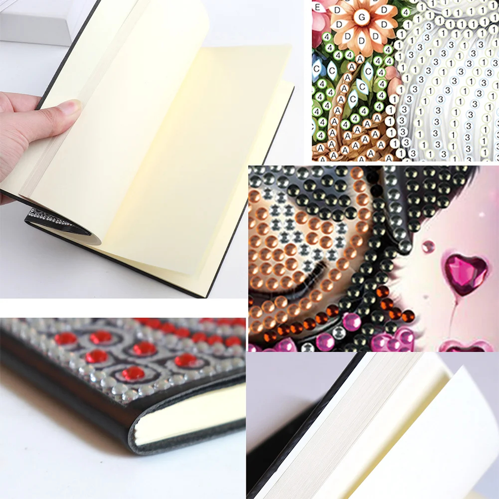 Puppy Special Shaped A5 5D DIY Diamond Art Painting Notebook Kit for Friends