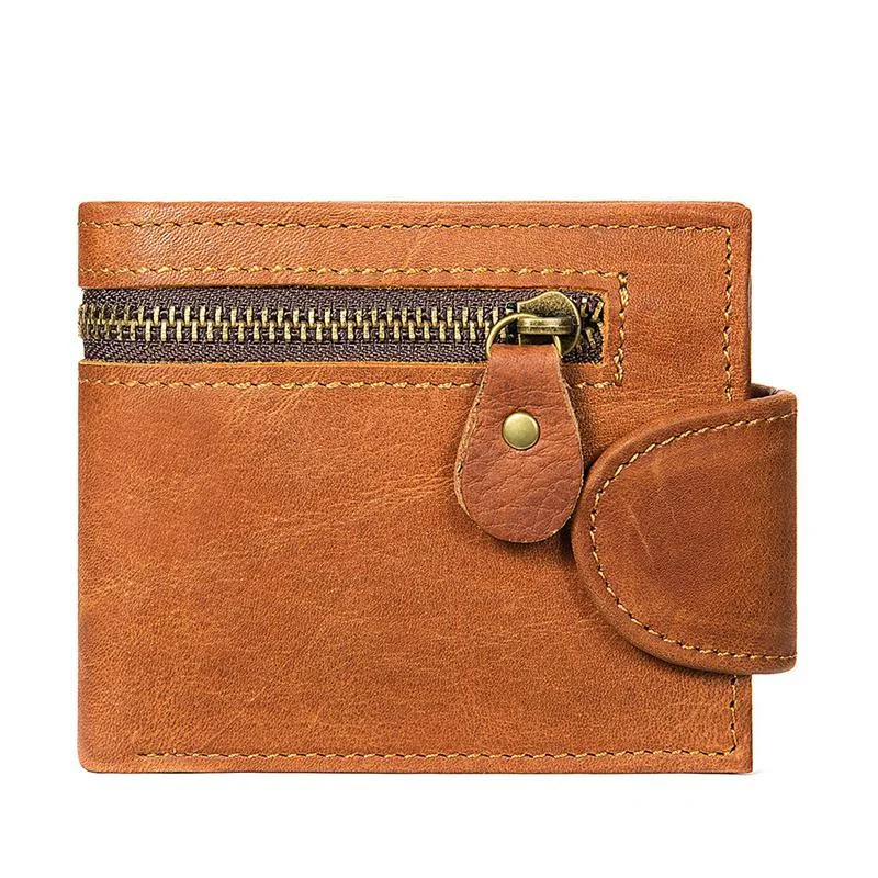 Leather Men's Wallet Retro Durable Wallet