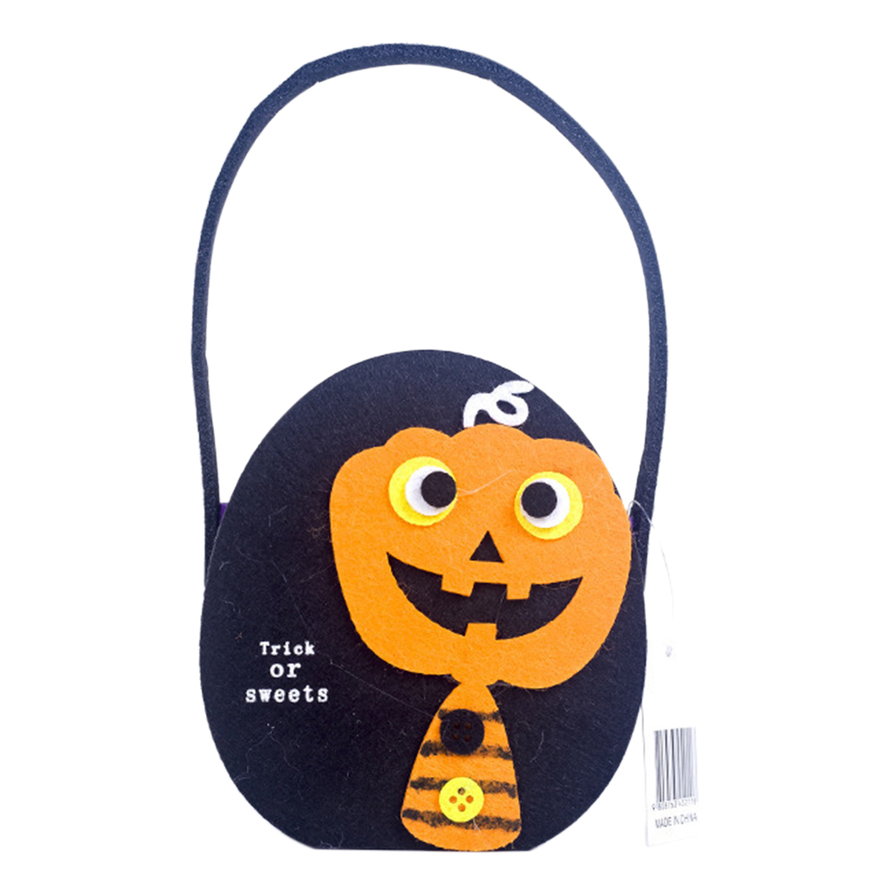 

Halloween Pumpkin/Cat Candy Pouch Children Kids Witch Trick Treat Handbag, 501 Original