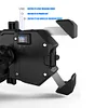 Motorcycle Phone Holder 15W Wireless + QC 3.0 USB Charger Phone GPS Mount