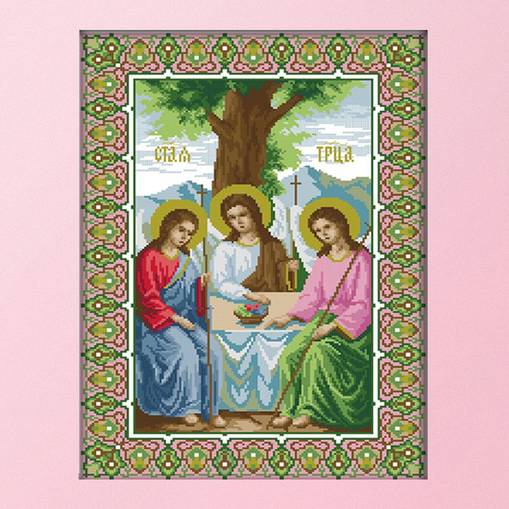 

Religious belief - 14CT Stamped Cross Stitch - 52*36cm, 501 Original