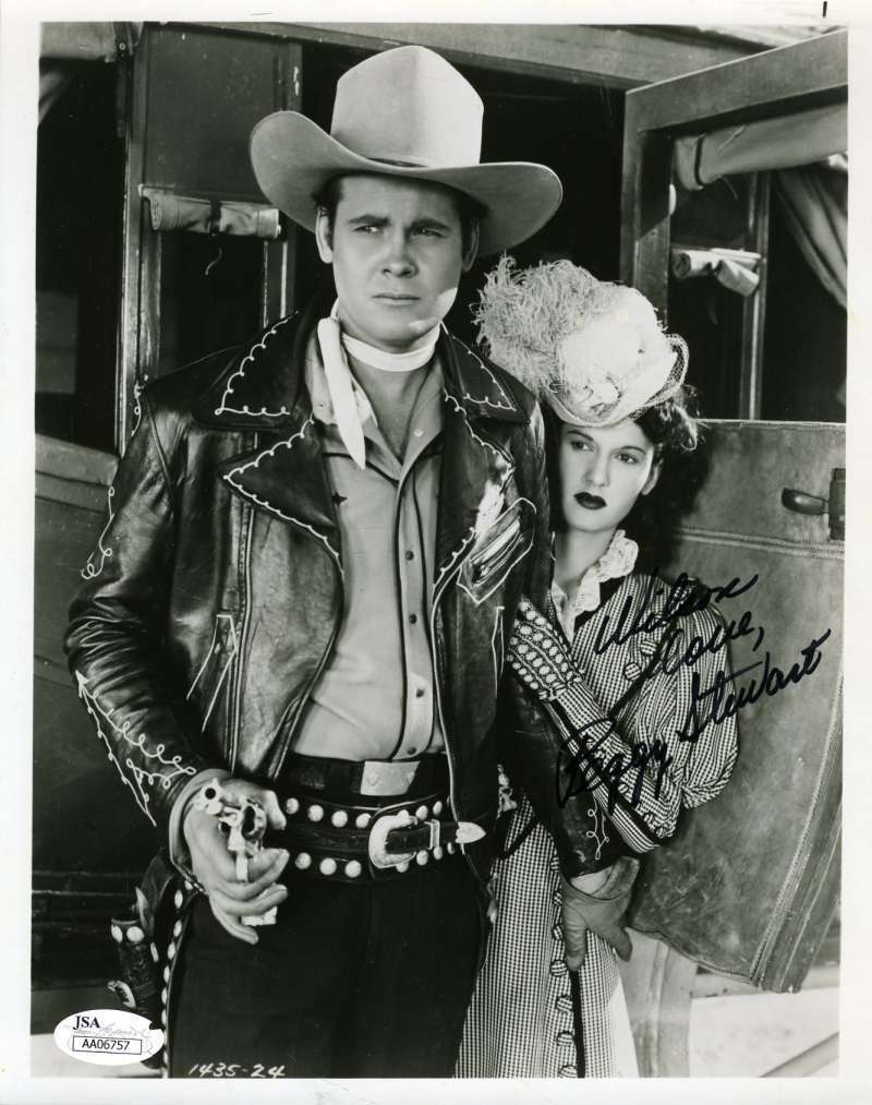 Peggy Stewart Jsa Coa Hand Signed 8x10 Photo Poster painting Autograph Authentic