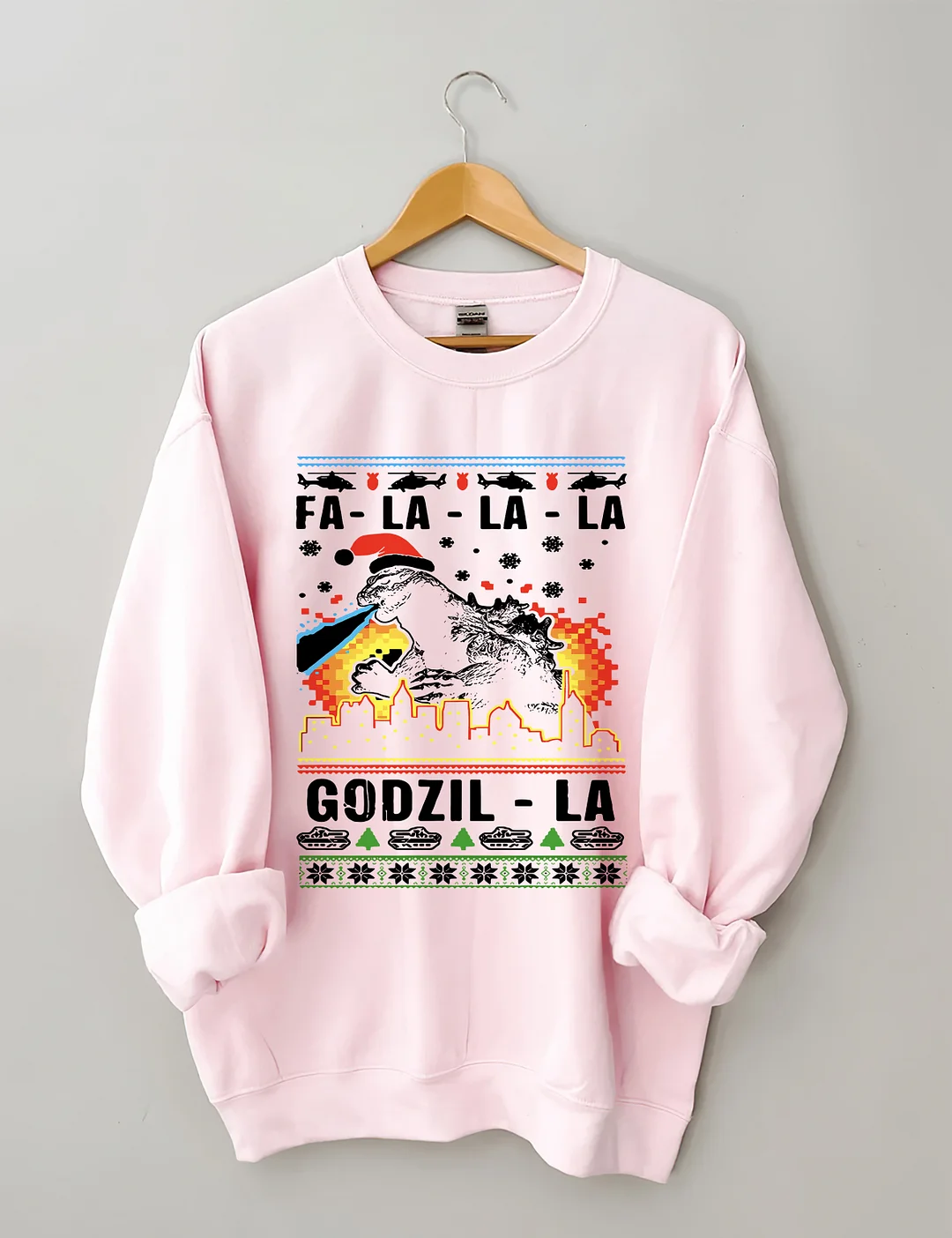 Funny Godzilla Ugly Christmas Sweatshirt