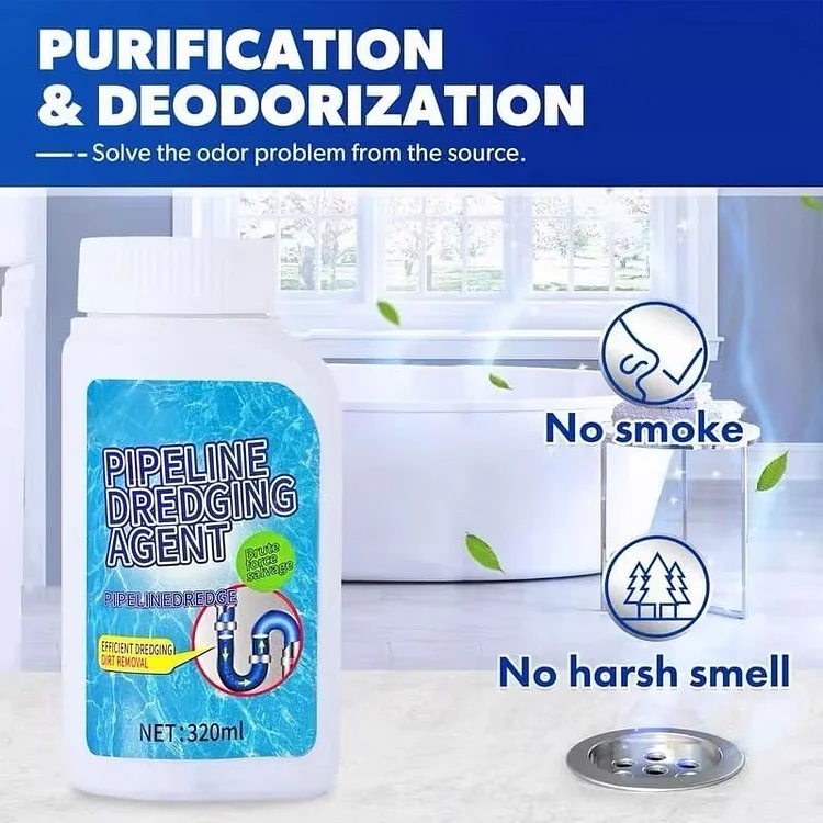 🔥Say Goodbye to Clogs & Odors - 49% OFF - ✨ Pipeline Dredging Agent - For Fast, Effective Drain Cleaning!