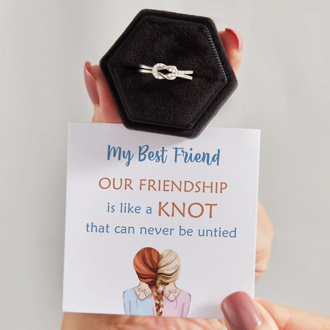 Friendship Love Knot Ring S925