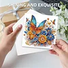 6pcs DIY Schmetterling Diamant Kunst Grußkarten für Festivals und Feiern