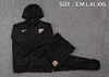 Joyfball 2024/2025 Barcelona Long Zipped Hat Style Jacket Black Football Jersey 1:1 Thai Quality