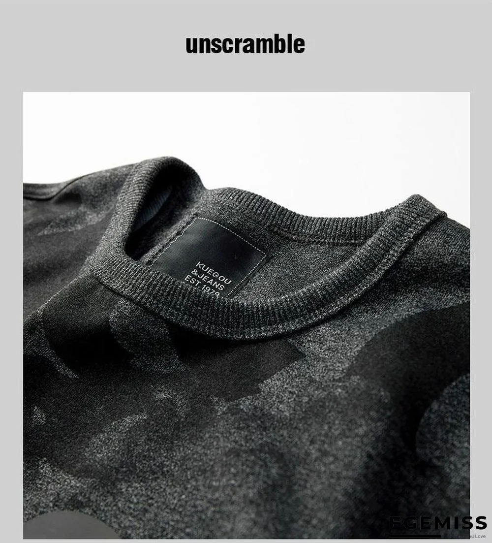 Men Autumn Cotton Black Print Letter Sweatshirts Fashion Japanese Streetwear Hip Hop Male Clothes Plus Size Top | EGEMISS