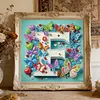 Butterfly Flower F 5D Partial Drill DIY Diamond Painting Kit 30*30cm