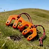 Hoist Block and Tackle System Portable Nylon Block and Tackle Pulley System Compact Game Lifting Tool for Backcountry Hunting