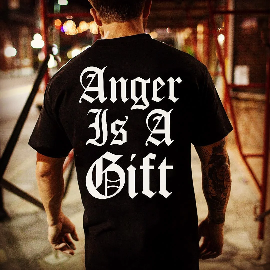 Angry is a gift Men's T-shirt -  
