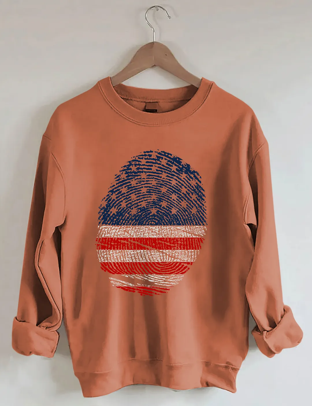 Fingerprint Flag Sweatshirt