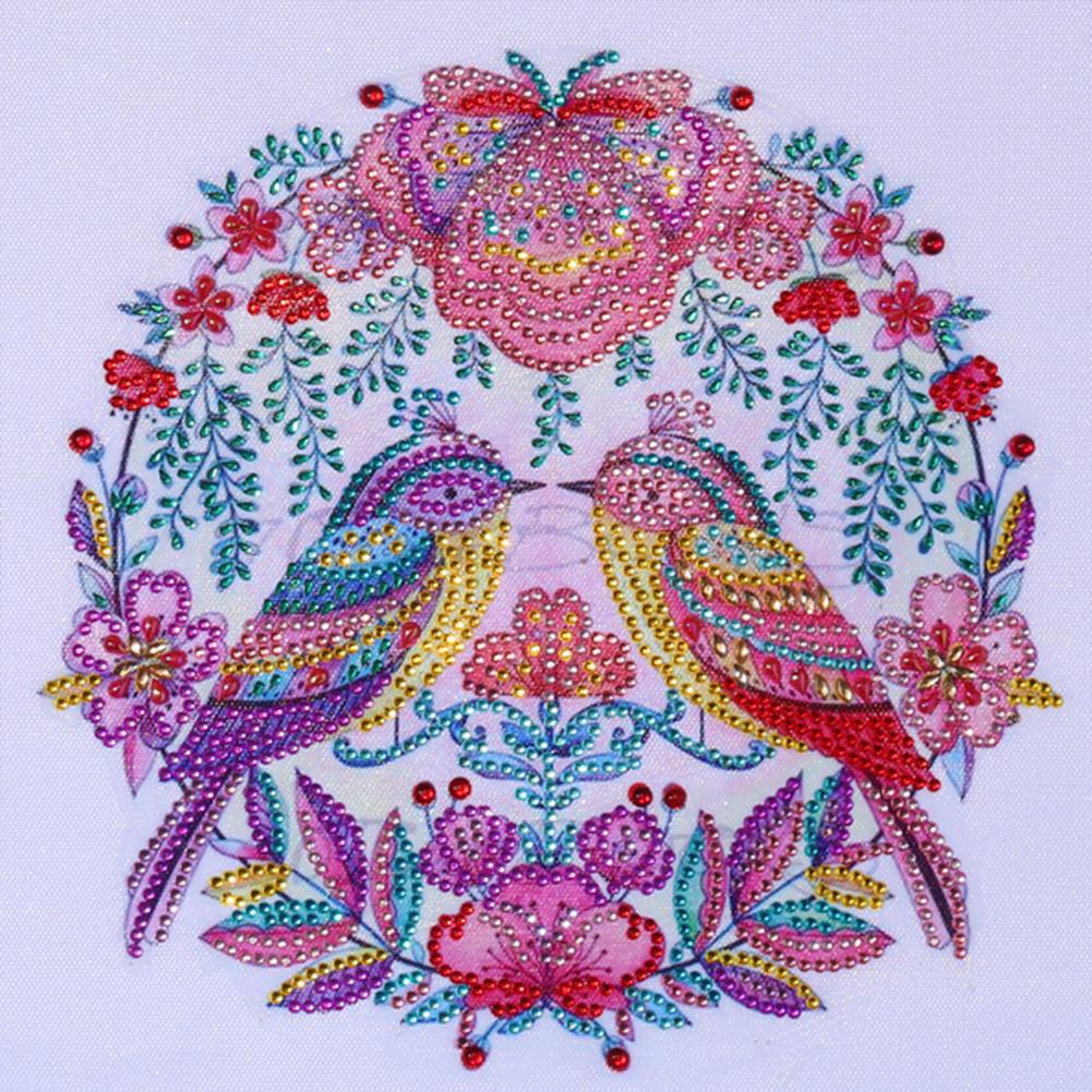 

Flowers Birds-Special Shaped Diamond Painting-30*40CM, 501 Original