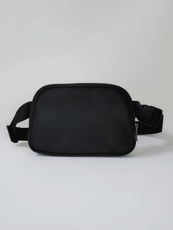 Women’s Streetwear Solid Color Nylon Waist Bags