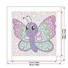 Children's Series-| Butterfly | Crystal Rhinestone Full Diamond Painted-(Frameless)