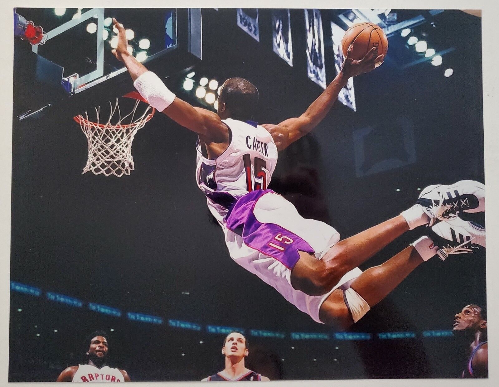 Unsigned Vince Carter 11x14 Metallic Photo Poster painting Print Photo Poster paintinggraph TOR Raptors LEGEND