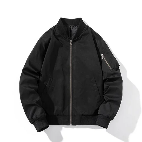 Ma1 Hot Sale Jacket Men Women Winter Solid Tide Jacket Tide Flight Baseball Coat Spring Autumn Windbreaker Hooded Casual 2022