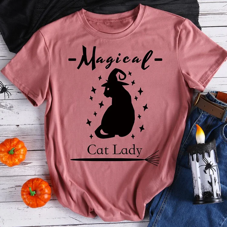 Magical Cat Lady   T-Shirt Tee-07365