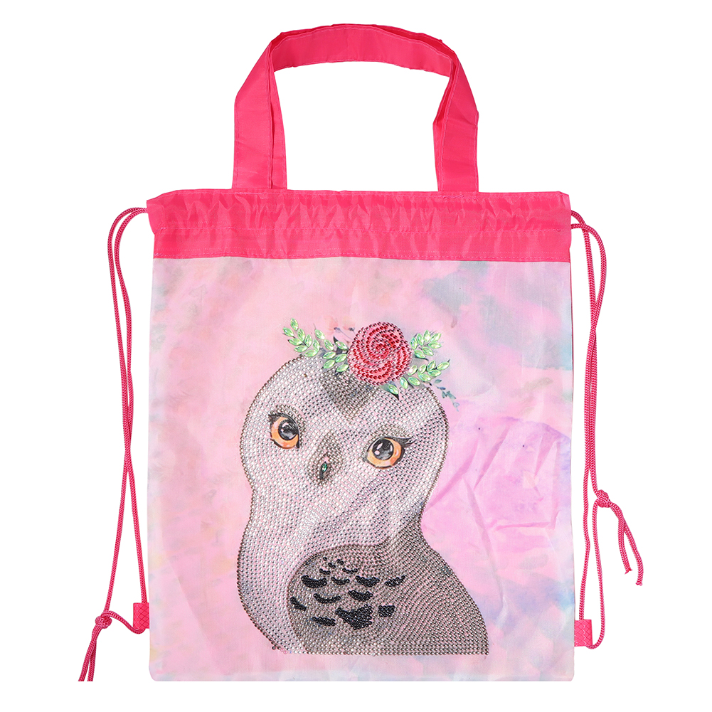 

Owl - 5D DIY Craft Drawstring Backpack Bag, 501 Original