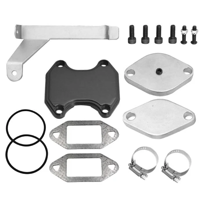 EGR Valve Cooler Delete Kit for 2007.5-2009 Dodge RAM 2500 3500 4500 5500 6.7 Cummins Diesel