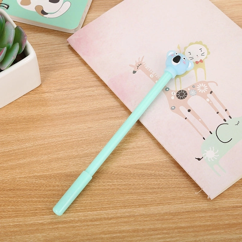 1 Piece Cartoon Class Learning Plastic Cute Gel Pen