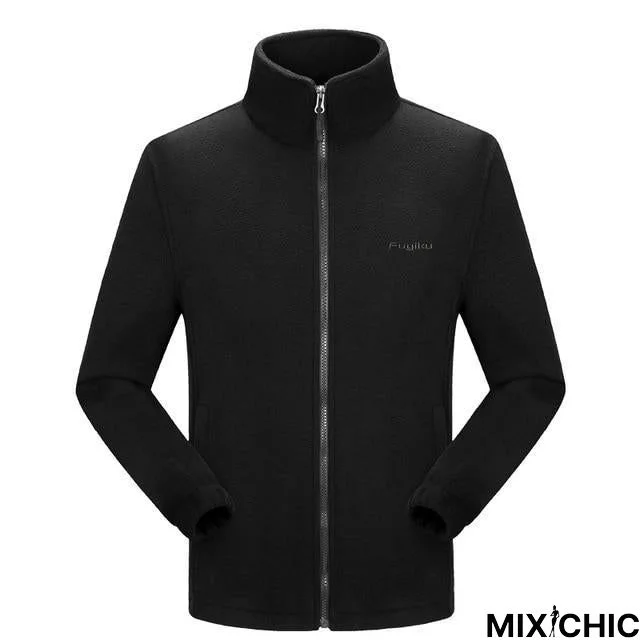 Fleece Mens Jacket Large Sizes Big and Tall Men Clothing Jacket Liner Autumn Spring Cardigan Plus Coat Male