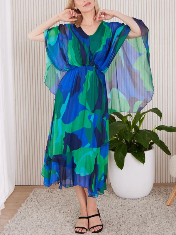 Chiffon Flowy Temperament Women's Dress