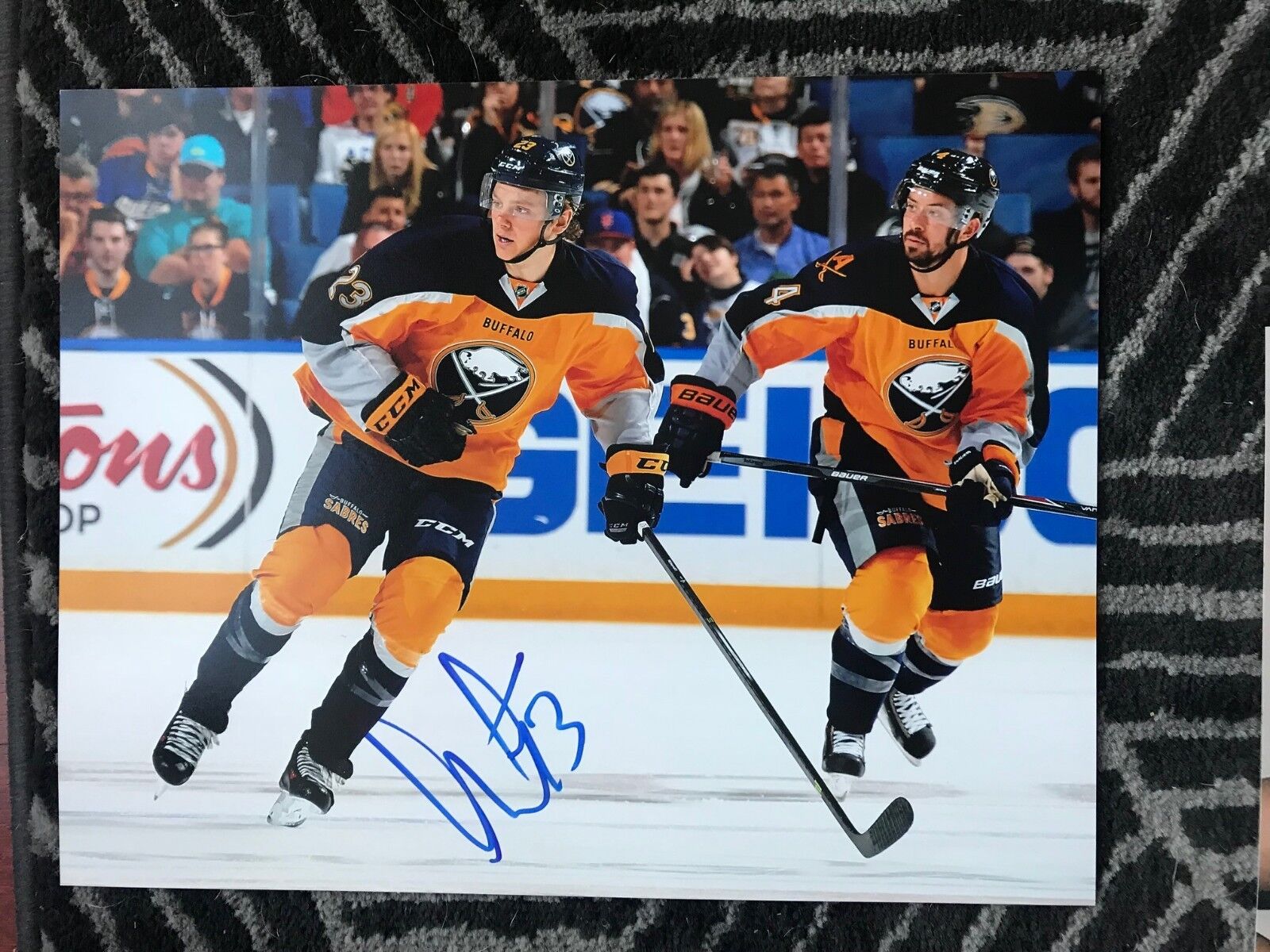 Buffalo Sabres Sam Reinhart Signed Autographed 11x14 Photo Poster painting COA