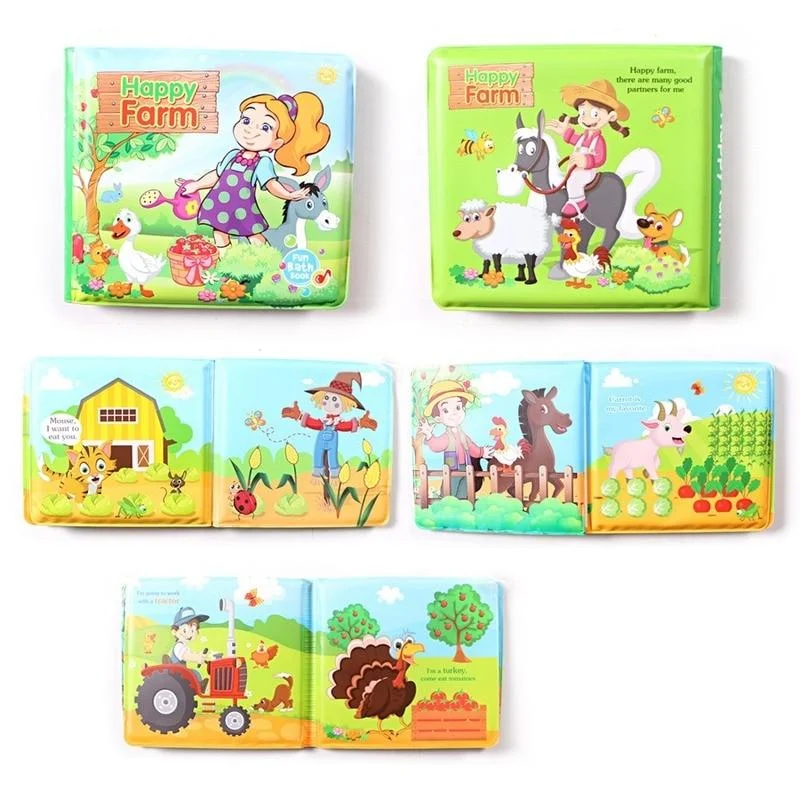 Bath Books Baby Education Toy Intelligence Development EVA Floating Cognize Book For new arrival