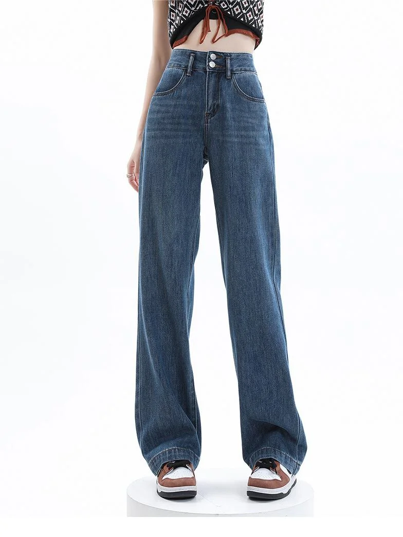 Brownm high-waisted air jeans