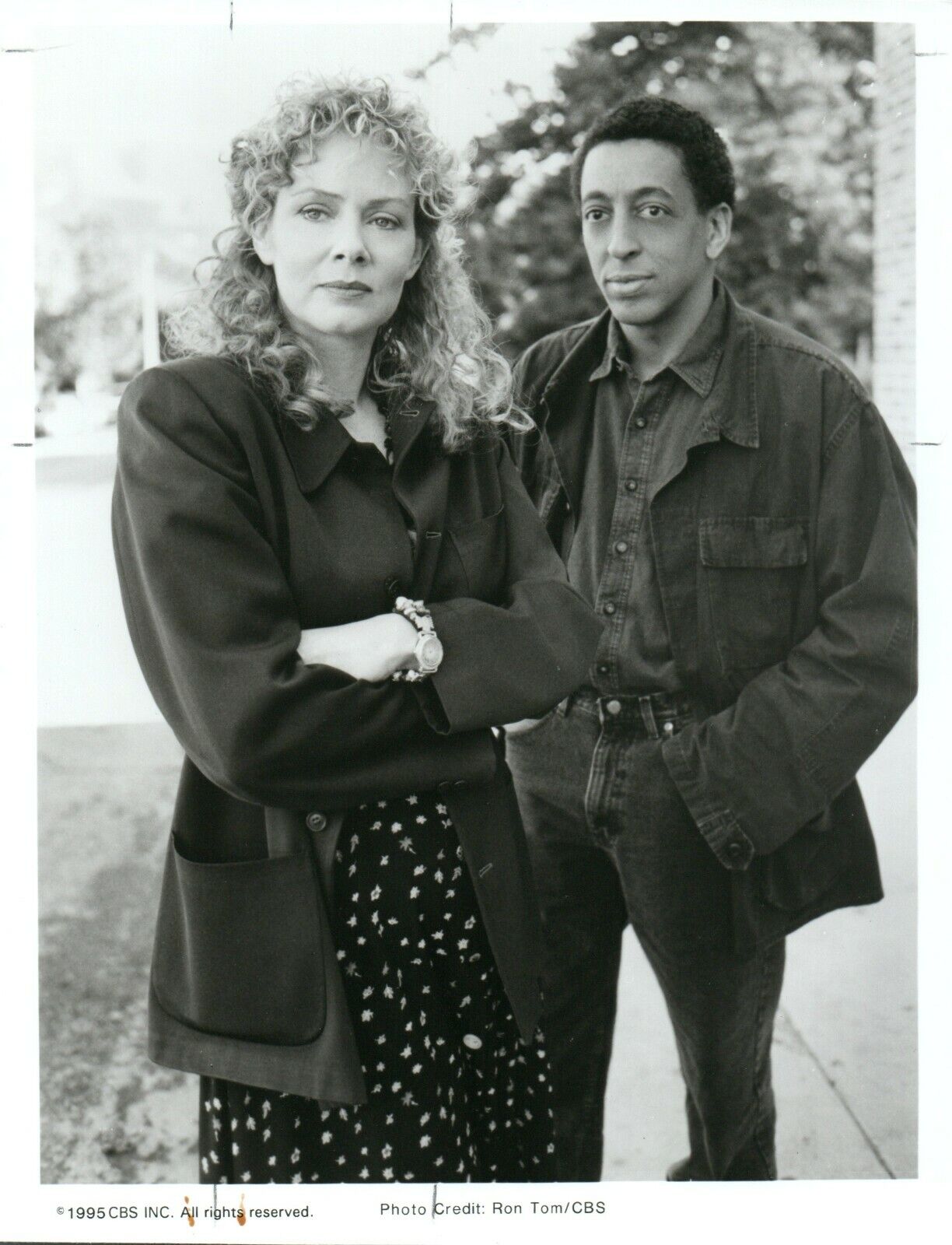 JEAN SMART GREGORY HINES 7x9 Promo Press Photo Poster painting A STRANGER IN TOWN Movie 1995