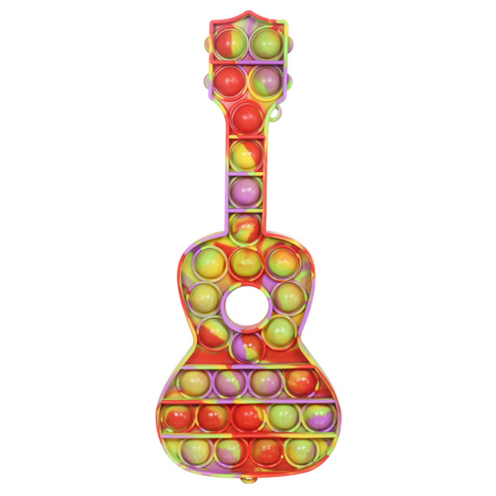 

Guitar-shape Red Yellow - Pop It Fidget Toy, 501 Original
