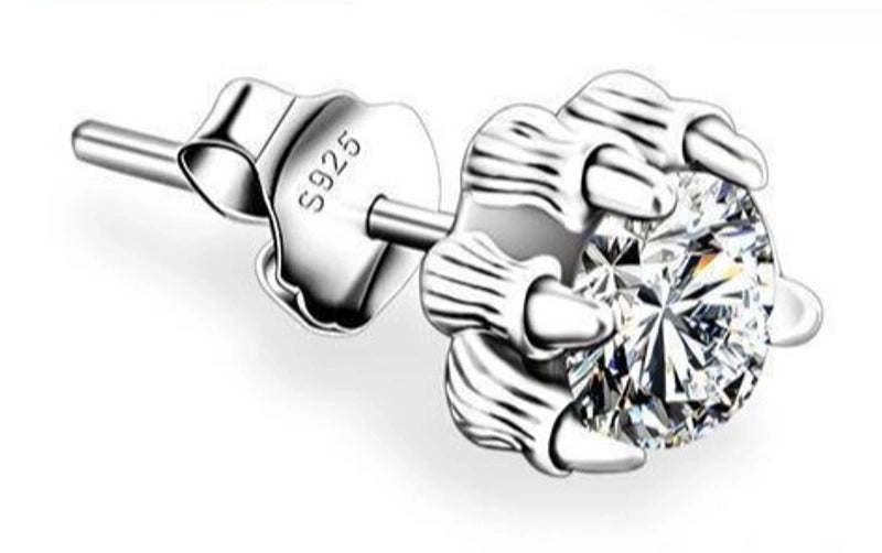 1 Piece Minimalist Geometric Plating Inlay Copper Stone Ear Studs